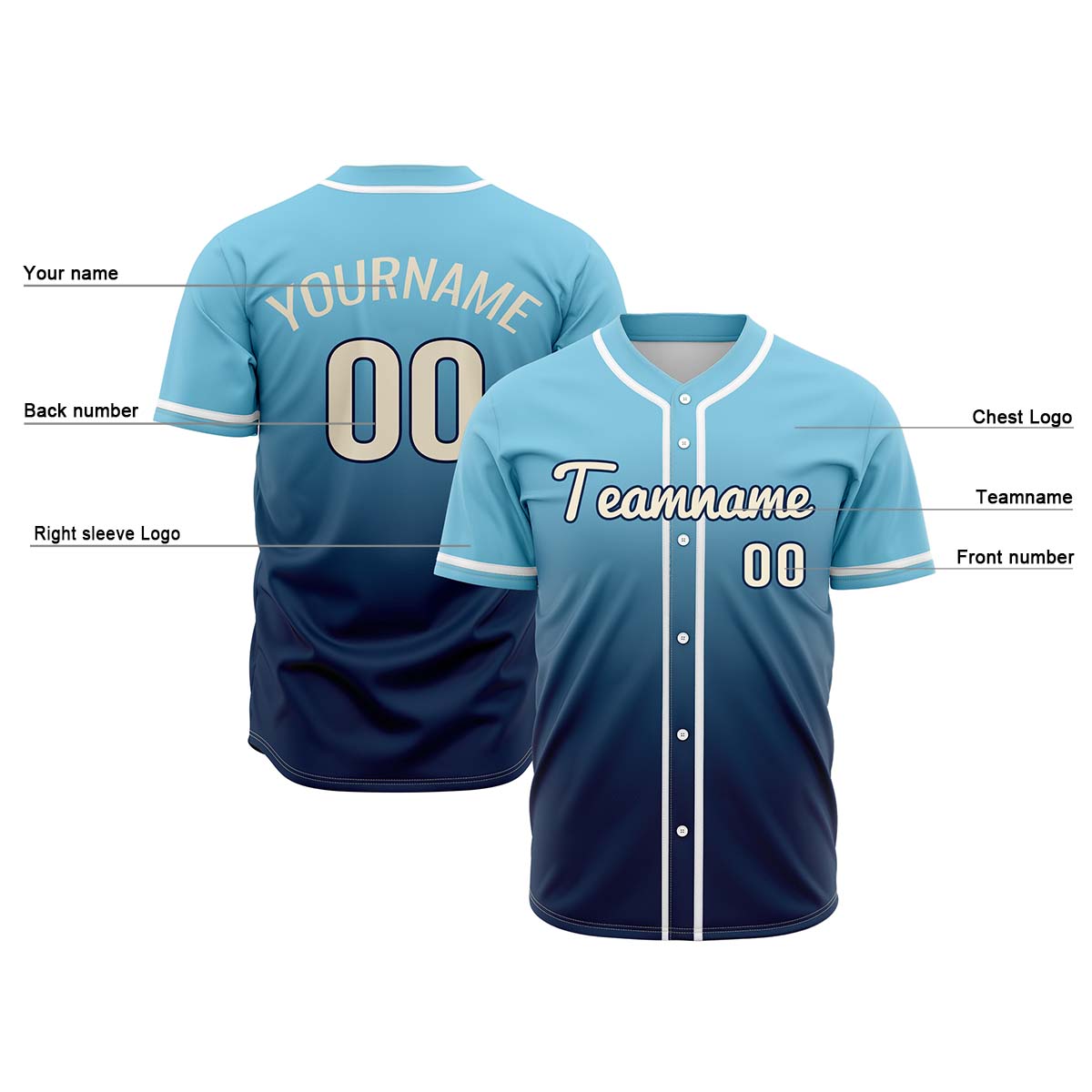 Custom Black Hip Hop Baseball Jersey Stitched & Printed & Personalized Name Number Shirts