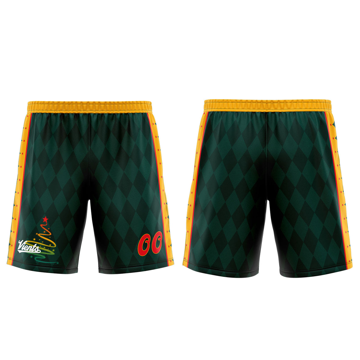 Custom Green Red Wide Shoulder Basketball Jersey, Breathable Mesh Team Uniform for Adult & Yout