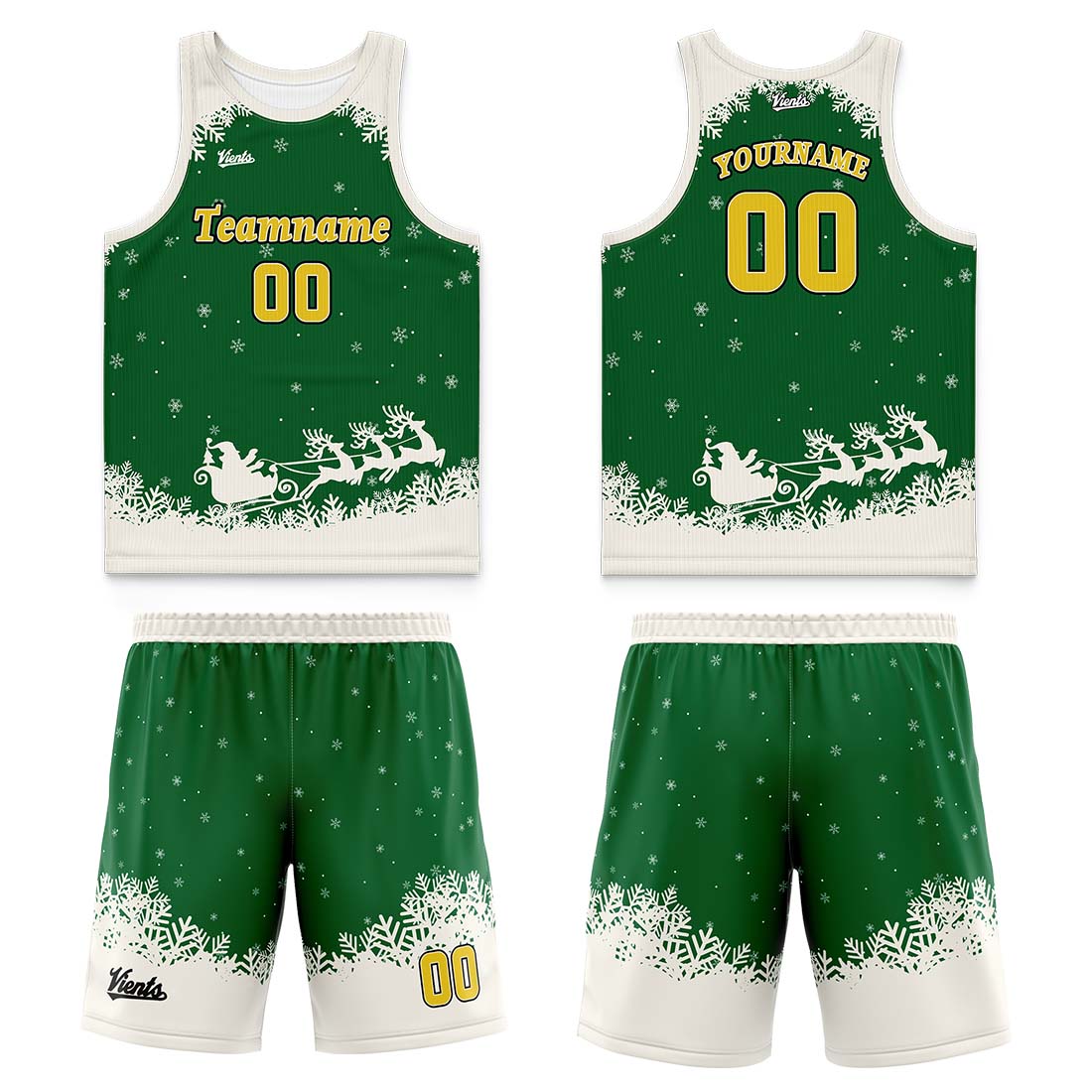 Custom Green Red Wide Shoulder Basketball Jersey, Breathable Mesh Team Uniform for Adult & Yout