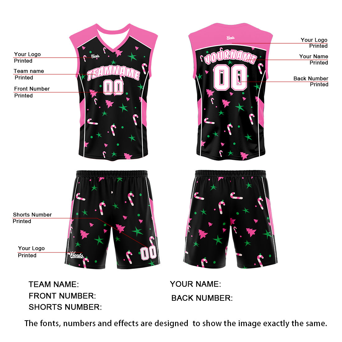 Custom Black Pink Thin Strap Basketball Jersey, Breathable Mesh Training Uniform for Adults & Youth