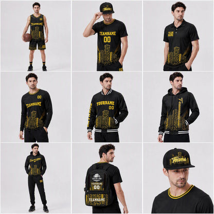 Custom Reversible Basketball Suit for Adults and Kids Personalized Jersey Black&White