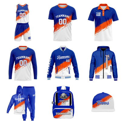 Custom Brush Basketball Suit Kids Adults Personalized Jersey