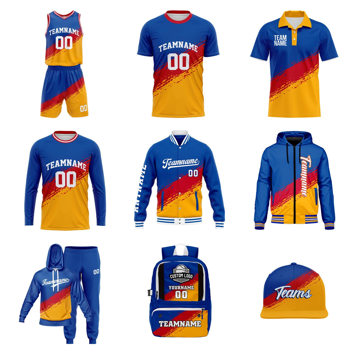 Custom Brush Basketball Suit Kids Adults Personalized Jersey