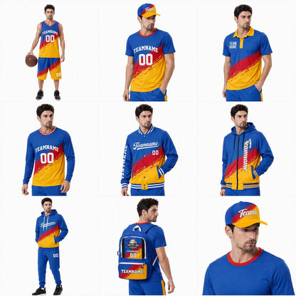 Custom Brush Basketball Suit Kids Adults Personalized Jersey
