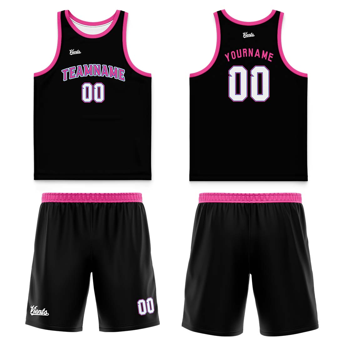 Custom Black Gold Wide Shoulder Basketball Jersey, Breathable Mesh Team Uniform for Adult & Yout