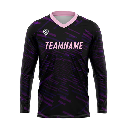 Custom Purple Orange Basketball Soccer Football Shooting Long T-Shirt for Adults and Kids