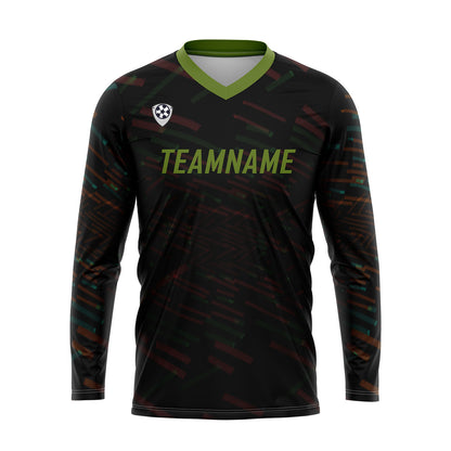 Custom Orange Olive Green Basketball Soccer Football Shooting Long T-Shirt for Adults and Kids