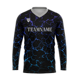 Custom Black Gray Basketball Soccer Football Shooting Long T-Shirt for Adults and Kids