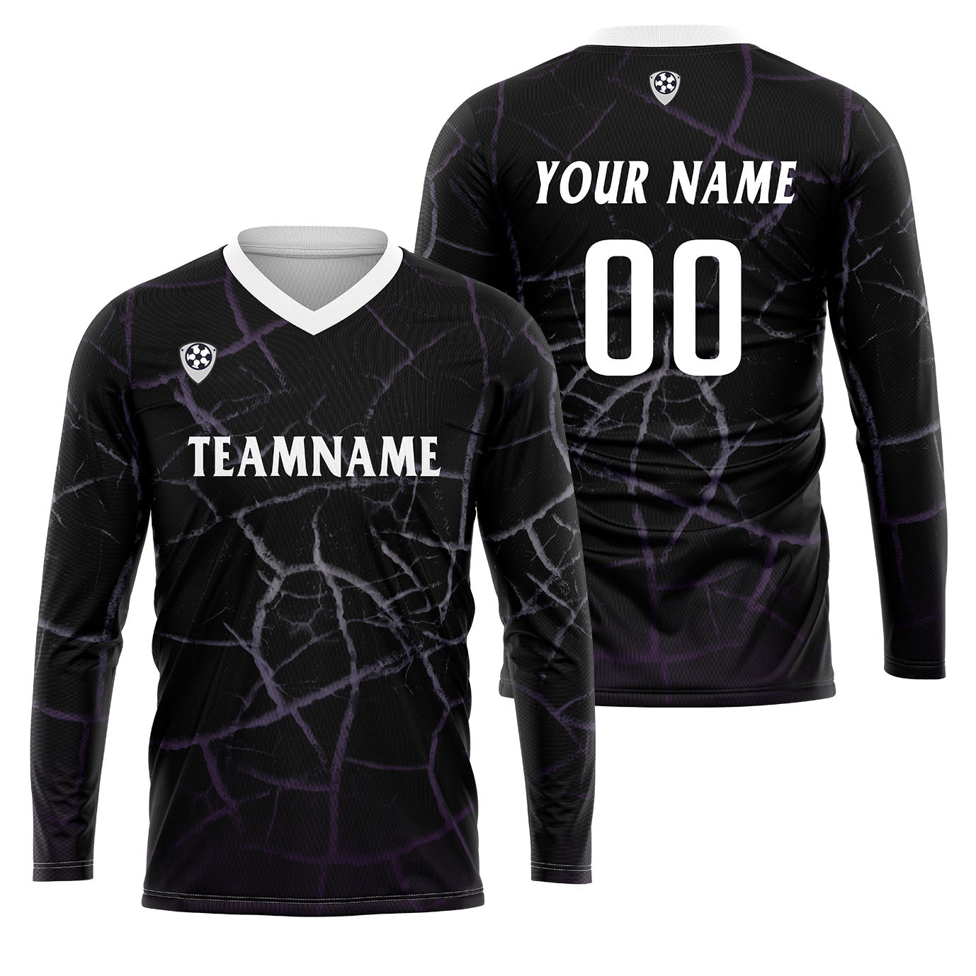 Custom Purple Basketball Soccer Football Shooting Long T-Shirt for Adults and Kids