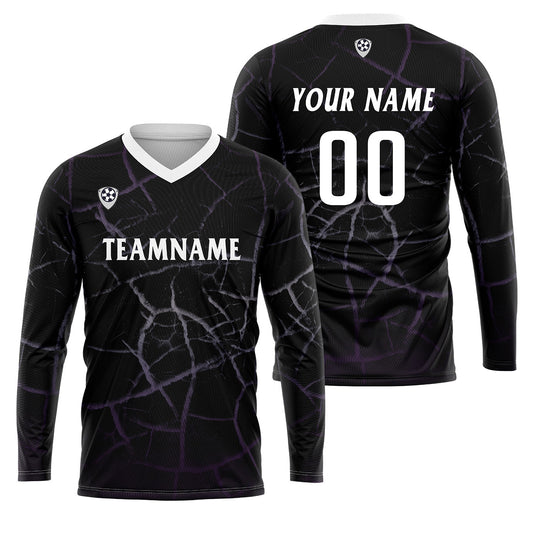 Custom Purple Basketball Soccer Football Shooting Long T-Shirt for Adults and Kids