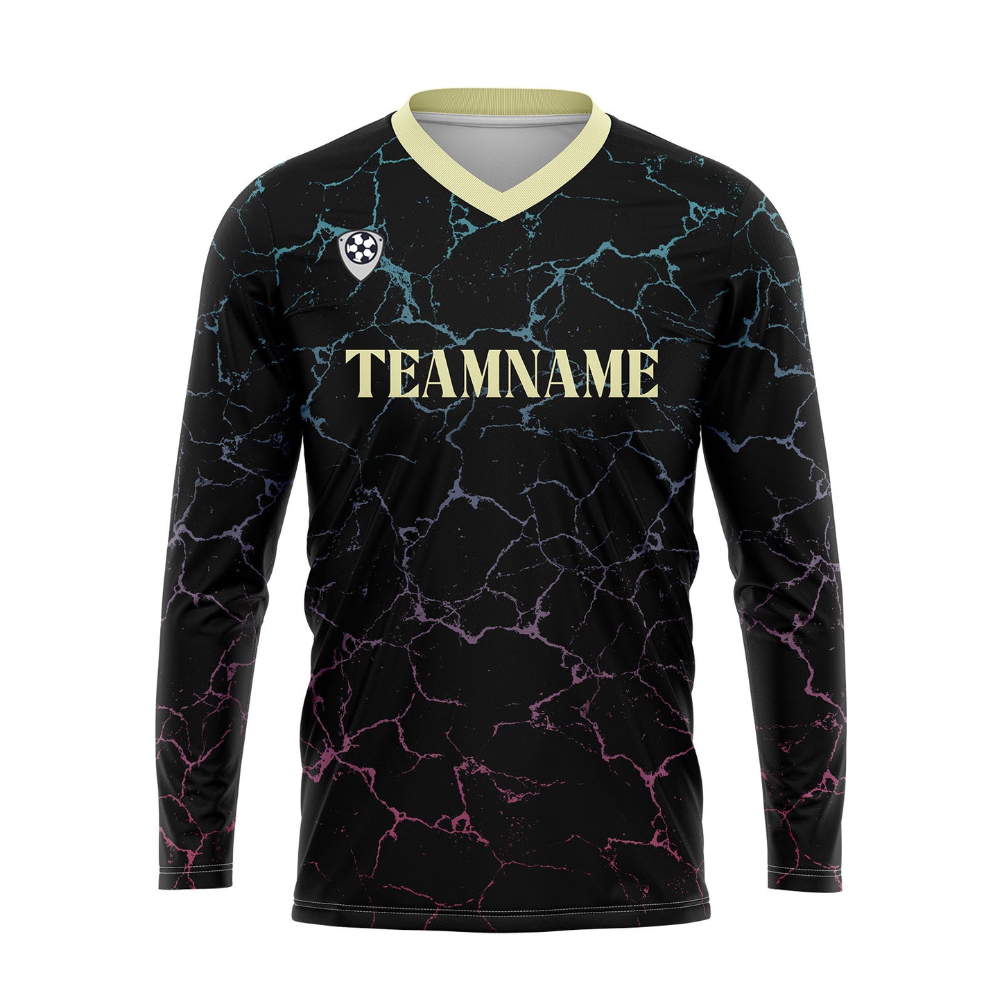 Custom Black Yellow Basketball Soccer Football Shooting Long T-Shirt for Adults and Kids
