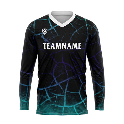 Custom Green Basketball Soccer Football Shooting Long T-Shirt for Adults and Kids