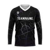 Custom Purple Basketball Soccer Football Shooting Long T-Shirt for Adults and Kids