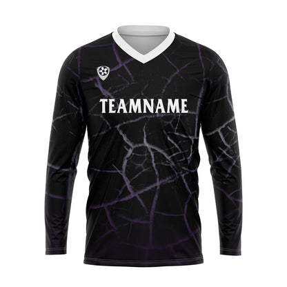 Custom Purple Basketball Soccer Football Shooting Long T-Shirt for Adults and Kids