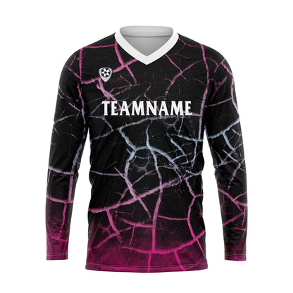 Custom Rose Basketball Soccer Football Shooting Long T-Shirt for Adults and Kids