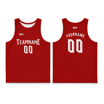 Custom Purple White Wide Shoulder Basketball Jersey, Breathable Mesh Team Uniform for Adult & Yout
