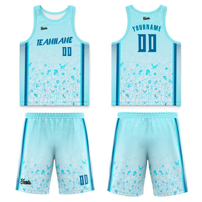 Custom Green Yellow White Wide Shoulder Basketball Jersey, Breathable Mesh Team Uniform for Adult & Yout