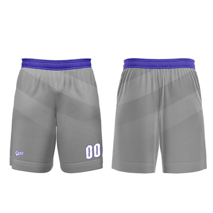 Custom Grey Basketball Jersey Uniform Suit Printed Your Logo Name Number