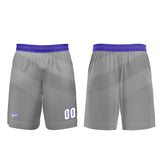 Custom Grey Basketball Jersey Uniform Suit Printed Your Logo Name Number