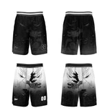 Custom  Black Reversible Basketball Suit for Adults and Kids Personalized Jersey