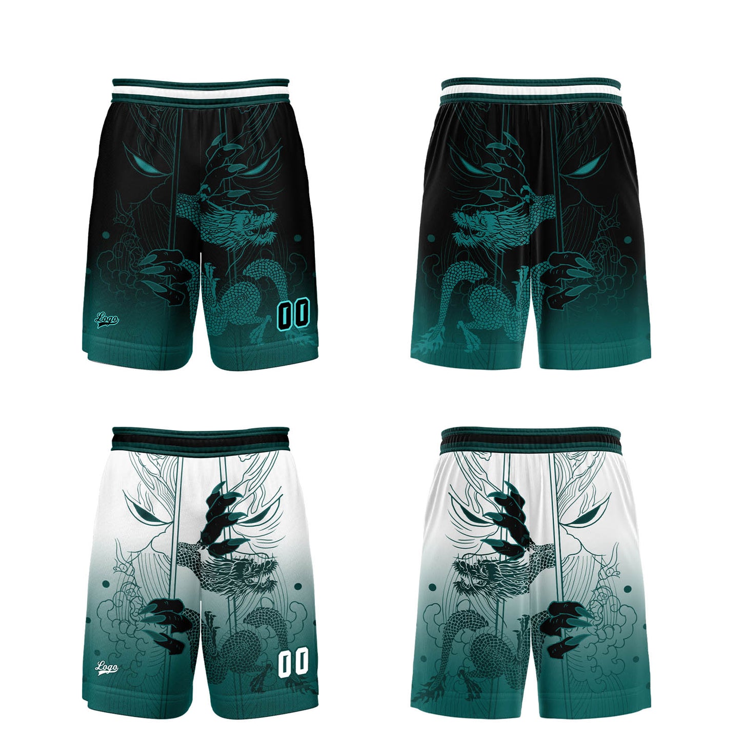 Custom Verdant Reversible Basketball Suit for Adults and Kids Personalized Jersey