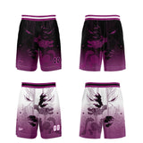 Custom Rose Reversible Basketball Suit for Adults and Kids Personalized Jersey
