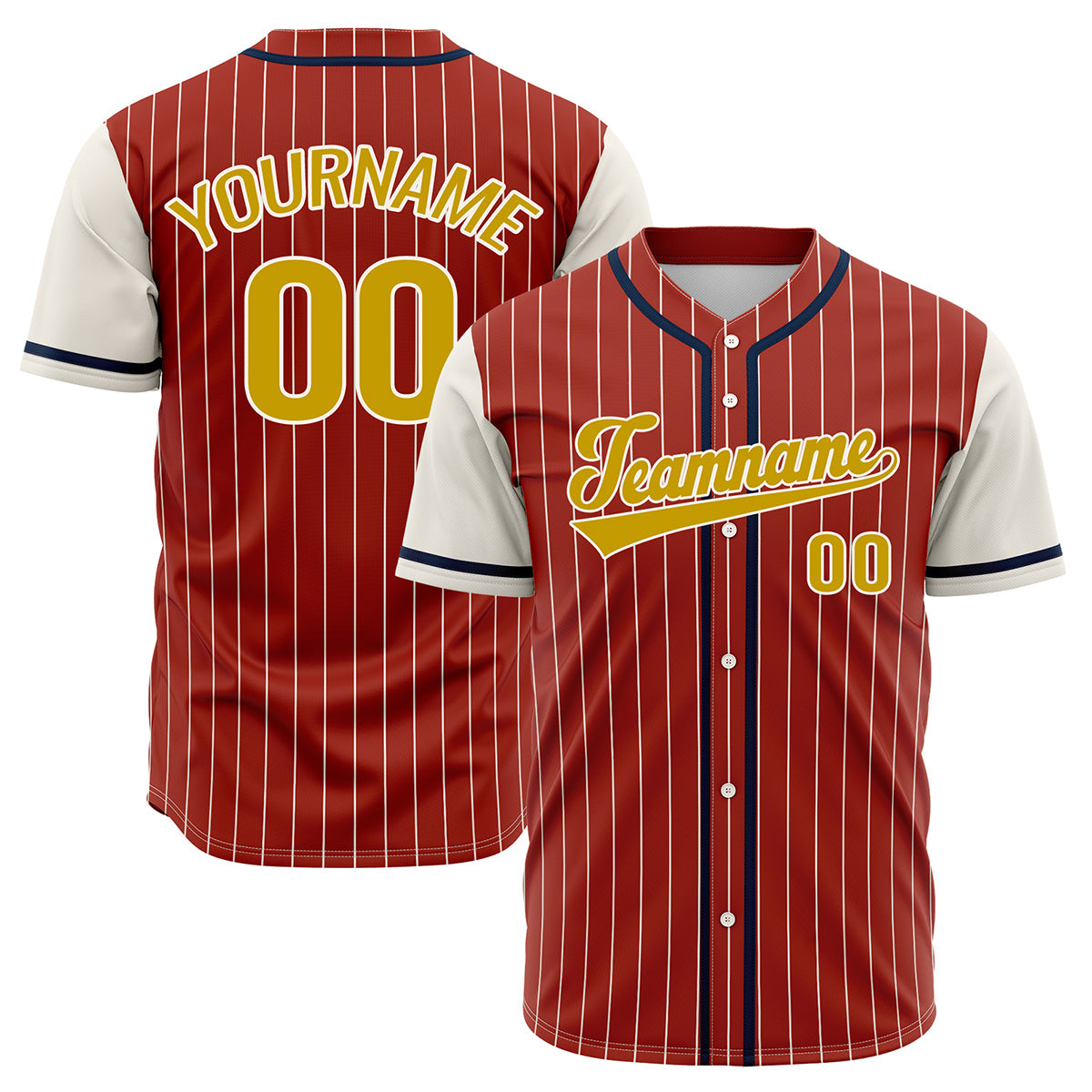 Custom Red Off White Hip Hop Baseball Jersey Stitched Printed - Personalized Name Number Shirts #BB-0919-0089