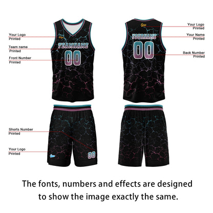 Custom Blue Powder Basketball Jersey Uniform Suit Printed Your Logo Name Number