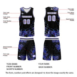 Custom Purple Basketball Jersey Uniform Suit Printed Your Logo Name Number