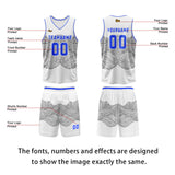 Custom White Ash Basketball Jersey Uniform Suit Printed Your Logo Name Number