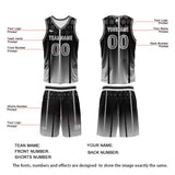 Custom Black Basketball Jersey Uniform Suit Printed Your Logo Name Number