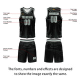 Custom Black Aqua Basketball Jersey Uniform Suit Printed Your Logo Name Number