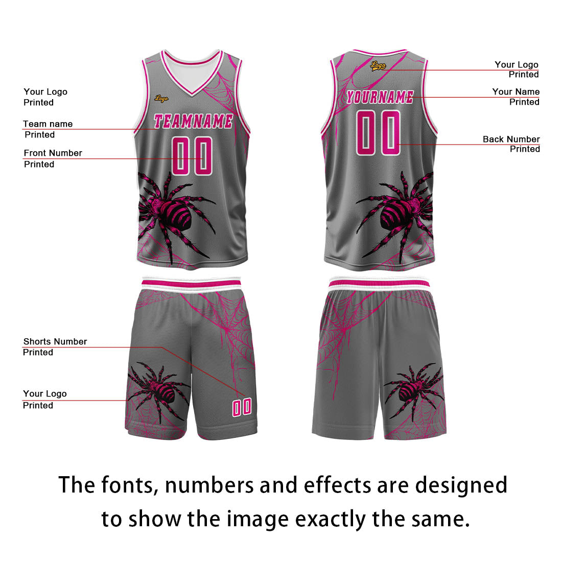 Custom Ash Powder Basketball Jersey Uniform Suit Printed Your Logo Name Number