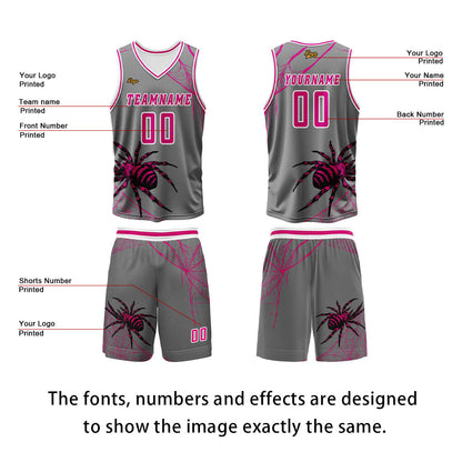 Custom Ash Powder Basketball Jersey Uniform Suit Printed Your Logo Name Number