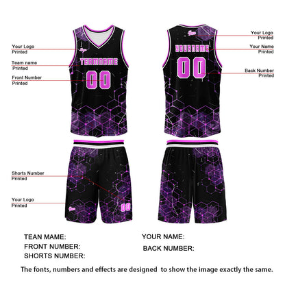 Custom Rose Basketball Jersey Uniform Suit Printed Your Logo Name Number