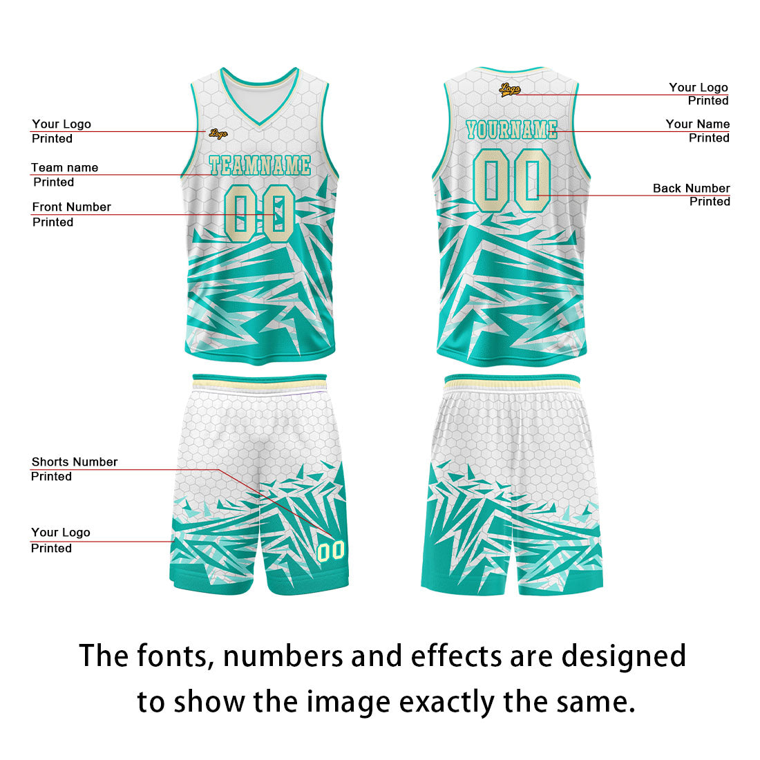 Custom Blue Beige Basketball Jersey Uniform Suit Printed Your Logo Name Number