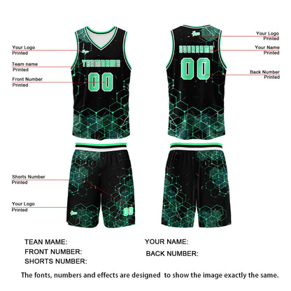 Custom Fluorescent Green Basketball Jersey Uniform Suit Printed Your Logo Name Number