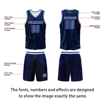 Custom Azure Basketball Jersey Uniform Suit Printed Your Logo Name Number