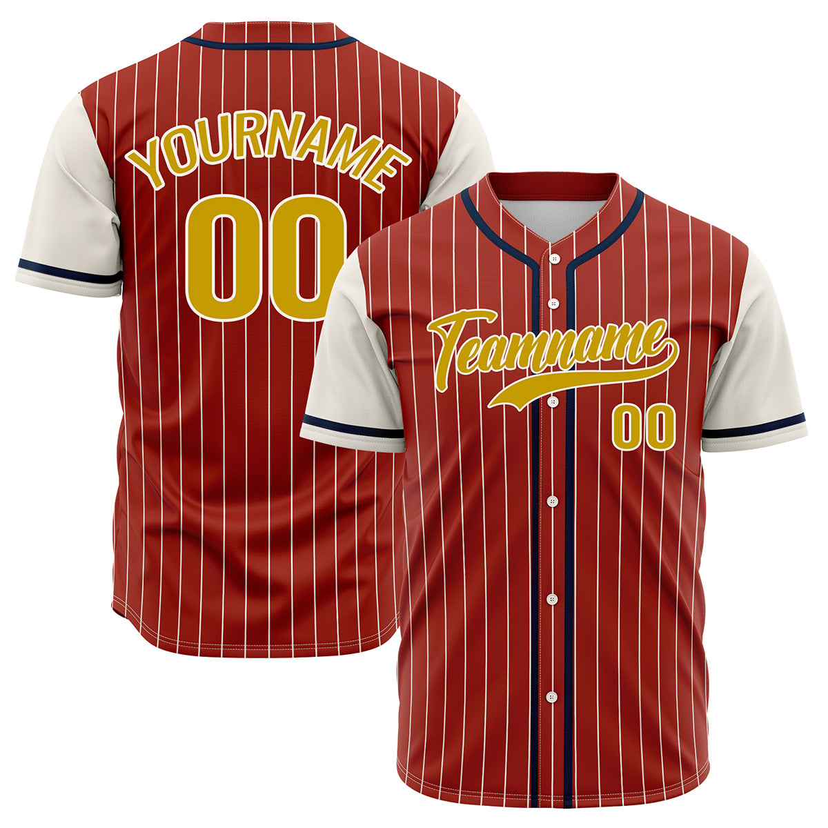 Custom Red Off White Hip Hop Baseball Jersey Stitched Printed - Personalized Name Number Shirts #BB-0919-0089