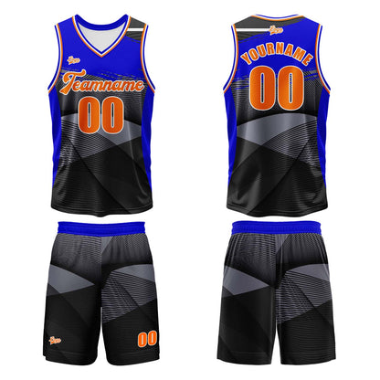 Custom Black Basketball Jersey Uniform Suit Printed Your Logo Name Number