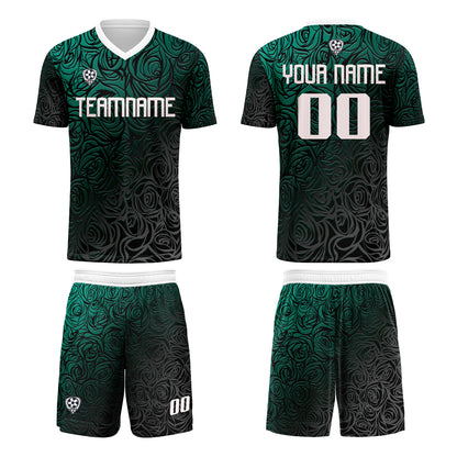 Custom Cyan Silver Uniform Jersey Kids Adults Personalized Set Jersey Shirt