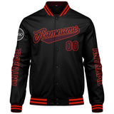 Custom Marroon Black Orange Varsity Jackets for Men Women Youth Personalized Letterman Jackets