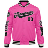 Custom Pink Varsity Jackets for Men Women Youth Personalized Letterman Jackets