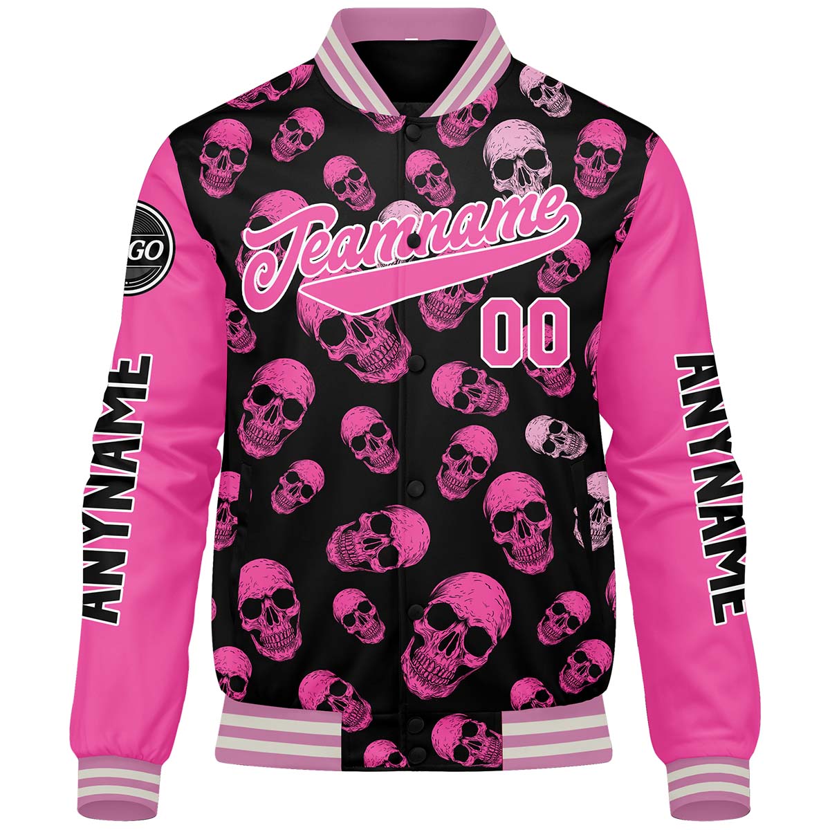 Custom Pink Varsity Jackets for Men Women Youth Personalized Letterman Jackets