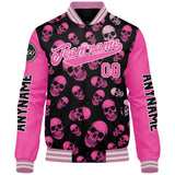 Custom Pink Varsity Jackets for Men Women Youth Personalized Letterman Jackets