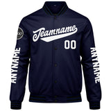 Custom Navy Varsity Jackets for Men Women Youth Personalized Letterman Jackets
