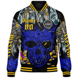 Custom Royal Yellow Varsity Jackets for Men Women Youth Personalized Letterman Jackets