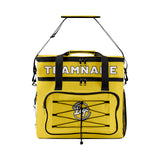 Custom Yellow Black Double Layer Insulated Cooler Bag - 600D Oxford Waterproof Picnic Tote for Camping, Hiking & BBQ - Large Capacity Thermal Lunch Bag