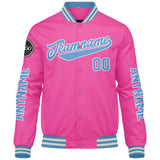 Custom Pink Varsity Jackets for Men Women Youth Personalized Letterman Jackets