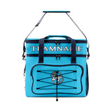Custom Blue Navy Double Layer Insulated Cooler Bag - 600D Oxford Waterproof Picnic Tote for Camping, Hiking & BBQ - Large Capacity Thermal Lunch Bag